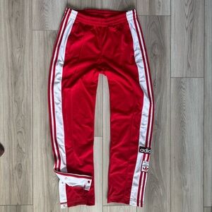 SOLD - Adidas Red Track Pants